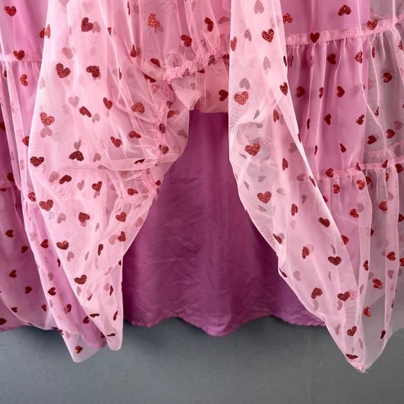 Betsey Johnson Pink Heart Midi Dress - Picture 6 of 16